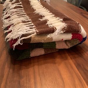 Oland Outdoors Aztec/Mexican Made Blanket 50”x82”